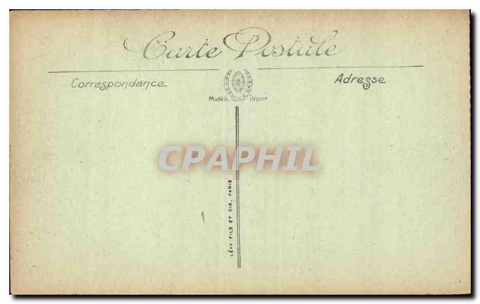 Verdun — Rue sur les gros degrés après le bombardement — Vise Paris n°818 — Verso