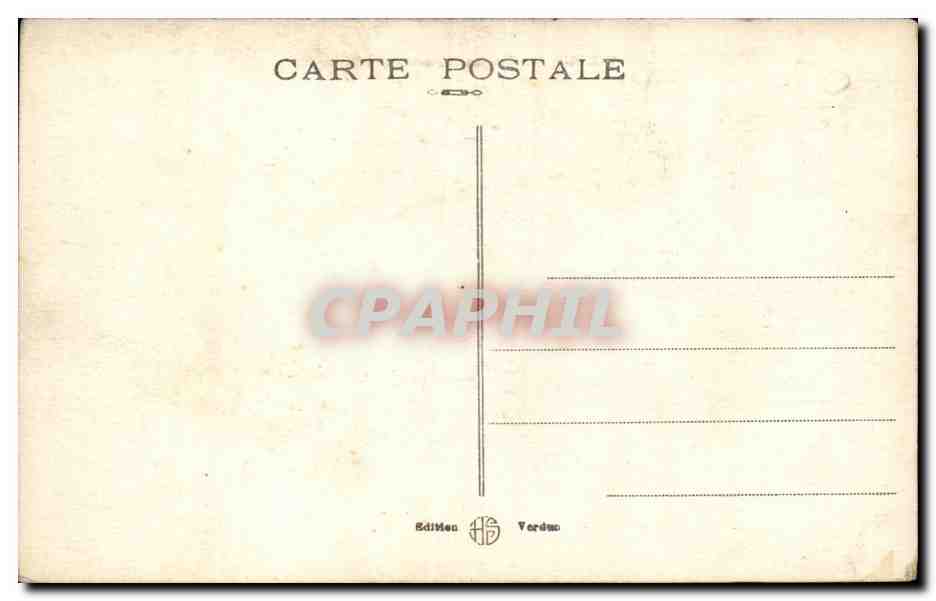 Verdun - Caserne Miribel R D P - militaria - - CPA  — Rückseite