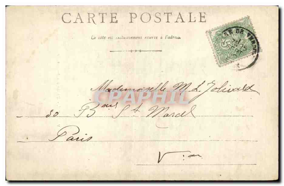 Verdun - Eglise Saint Sauveur - CPA  — Verso