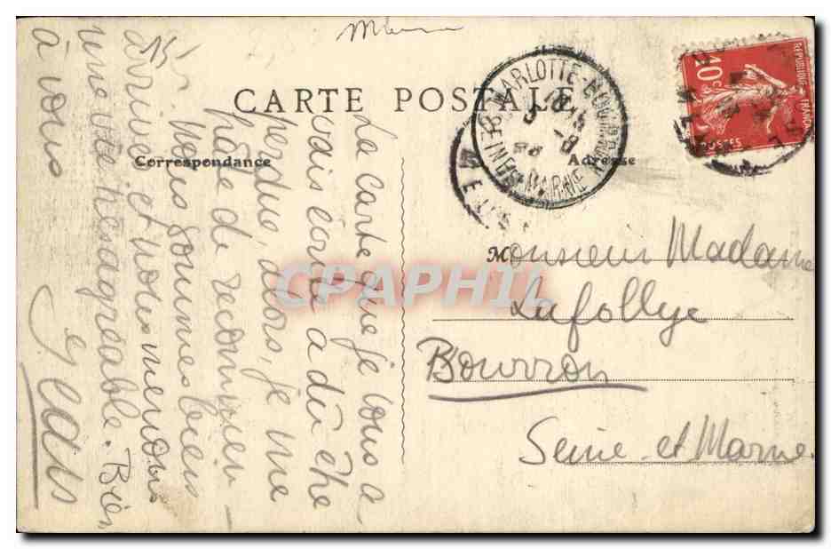 Dun sur Meuse - Vue prise de la Porte aux Chevaux - CPA  — Rückseite