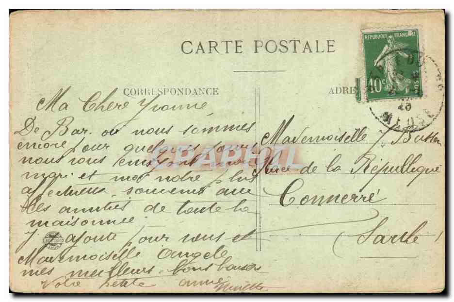 BAR-le-DUC (Meuse) — Monument Michaux, inventeur de la bicyclette — Reverso