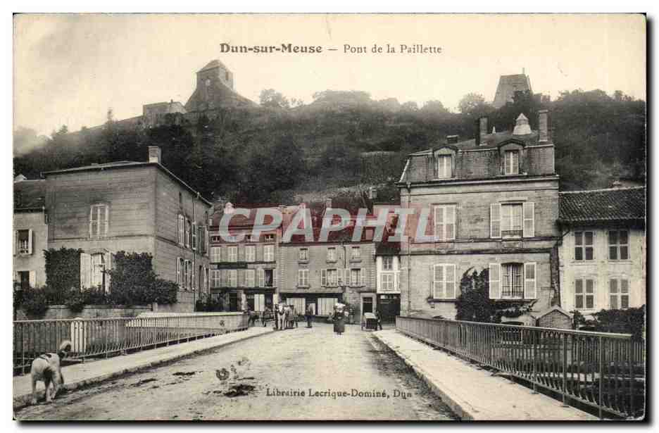 Dun sur Meuse - Pont de la Pailette - little tear - CPA 
