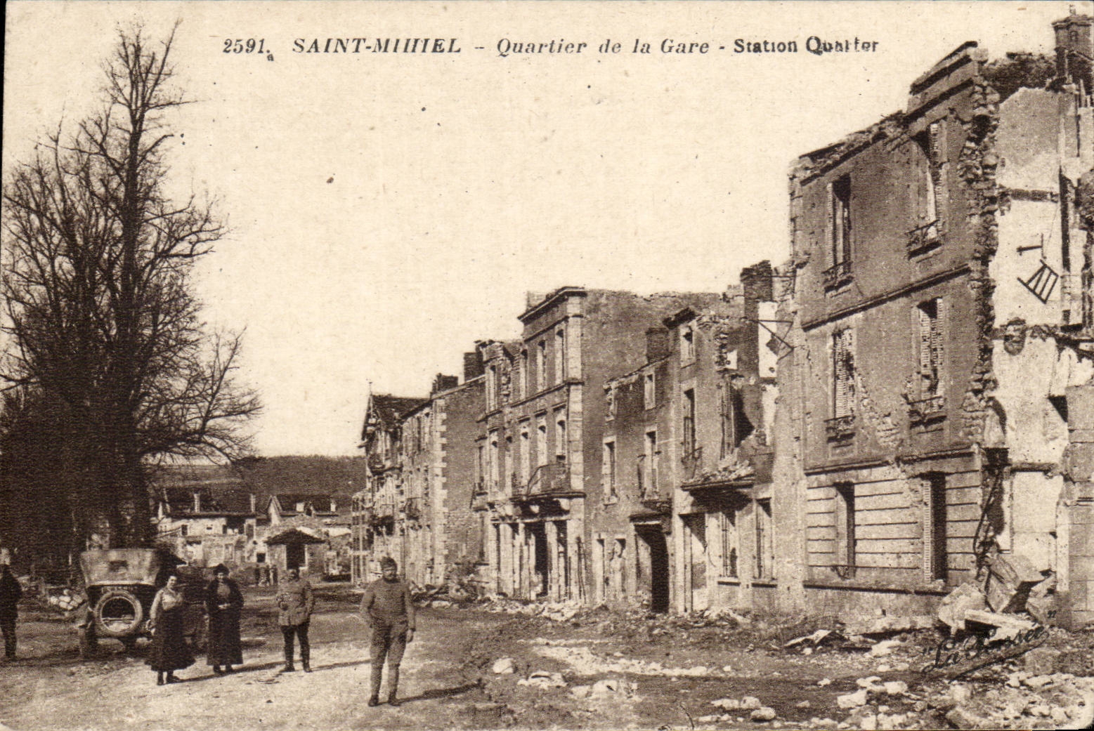 Saont Mihiel - Quartier de la Gare - Station Quartier - CPA 