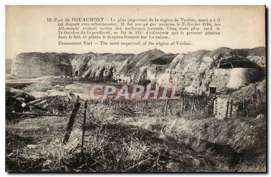 Fort de Douaumont - Le plus important de la region de Verdun - CPA 