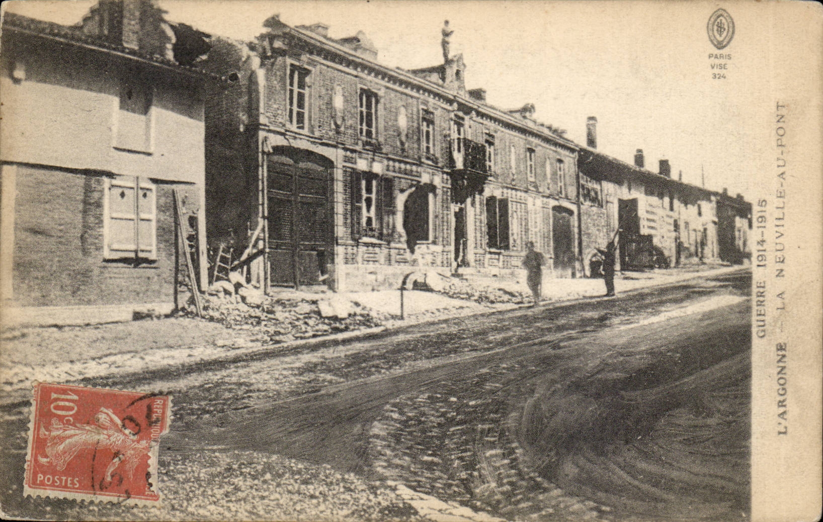 La Neuville-au-Pont — Détails de la guerre 1914-1915 — Paris, série 324