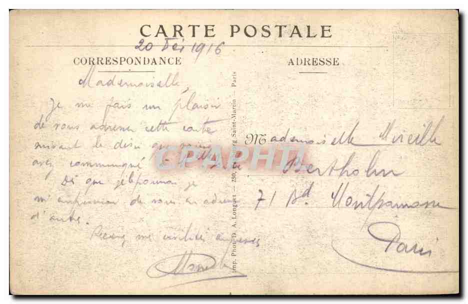 La Neuville-au-Pont — Détails de la guerre 1914-1915 — Paris, série 324 — Reverso