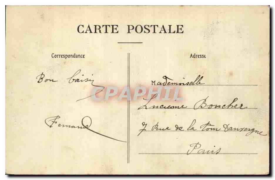 Troyes — Square de la Préfecture — éditeur CPAPHIL, n° 141 — Verso