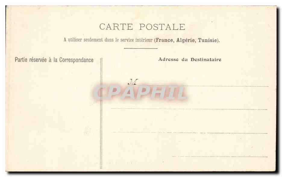 Troyes CPA Pensionnat Saint Martin es Aires — Rückseite