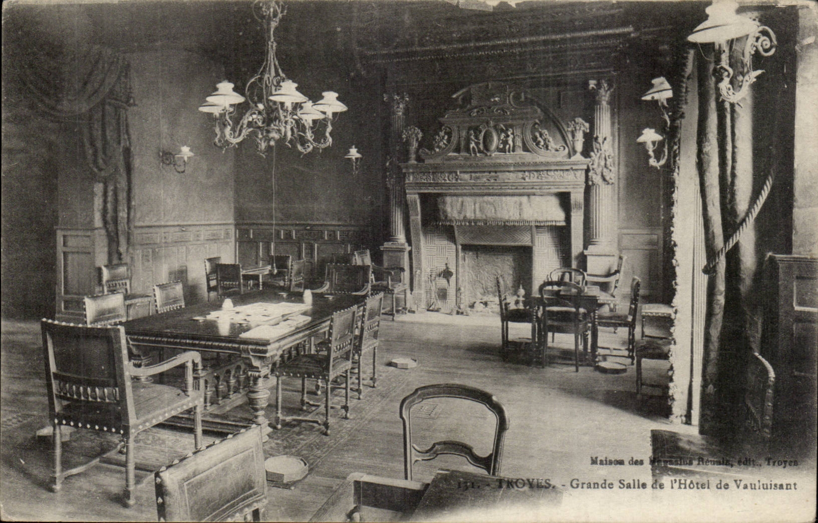Troyes CPA Grande salle de l'hotel de Vauluisant
