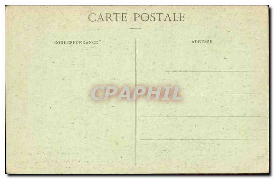 Troyes CPA Grande salle de l'hotel de Vauluisant — Rückseite