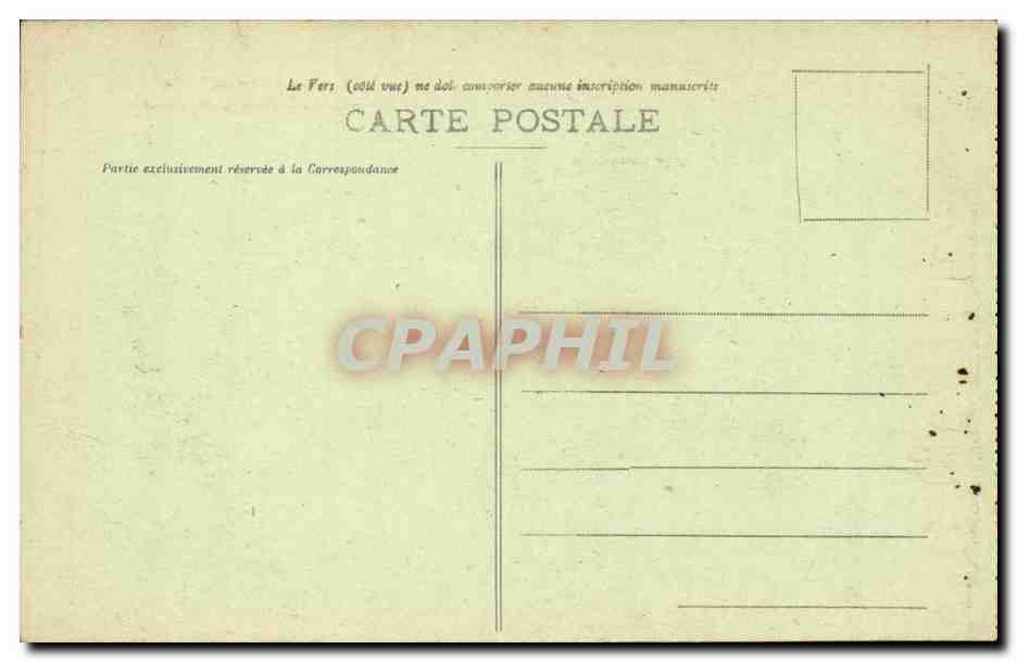TRoyes CPA Chef lieu du departement de l'aube Vue generale prise de la Madeleine — Rückseite