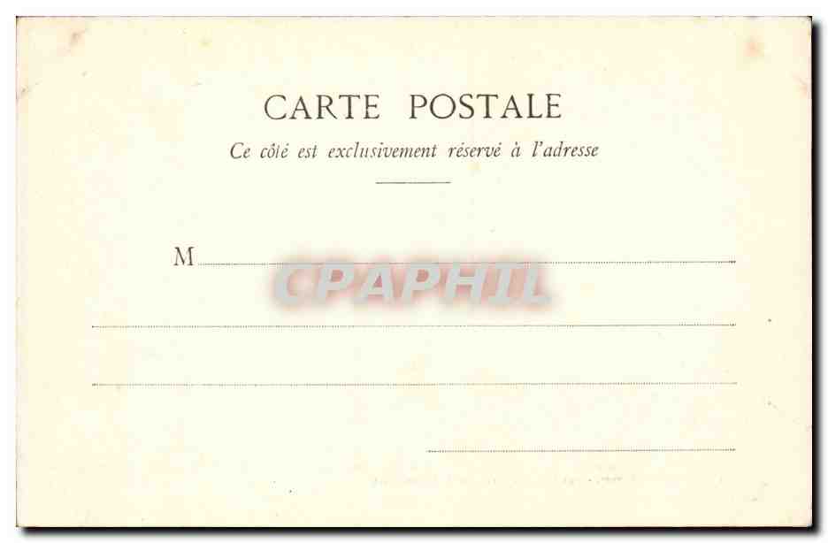 TRoyes CPA Eveche entree de la cour par le portail Sud — Rückseite