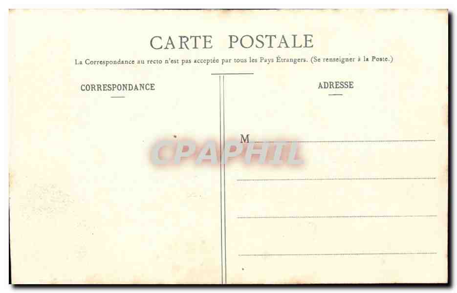 TRoyes CPA la gare — Verso