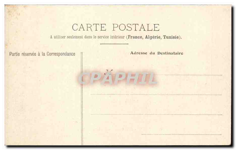 TRoyes CPA Cour interieure de l'hotel de ville — Rückseite