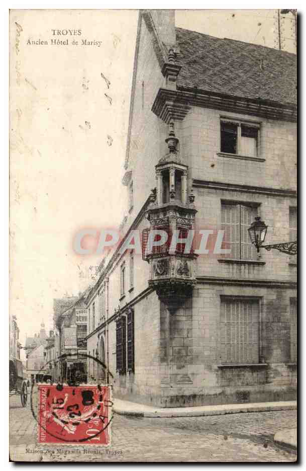 TRoyes CPA Ancien Hotel de Marisy