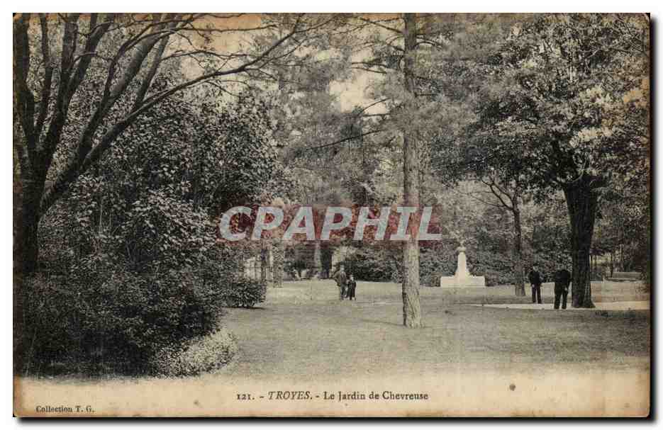 Troyes - Der Garten von Chevreuse — Sammlung T. G., n° 121