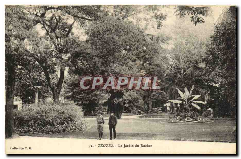 Troyes - Le Jardin du Rocher — Collection T. G. — n° 92