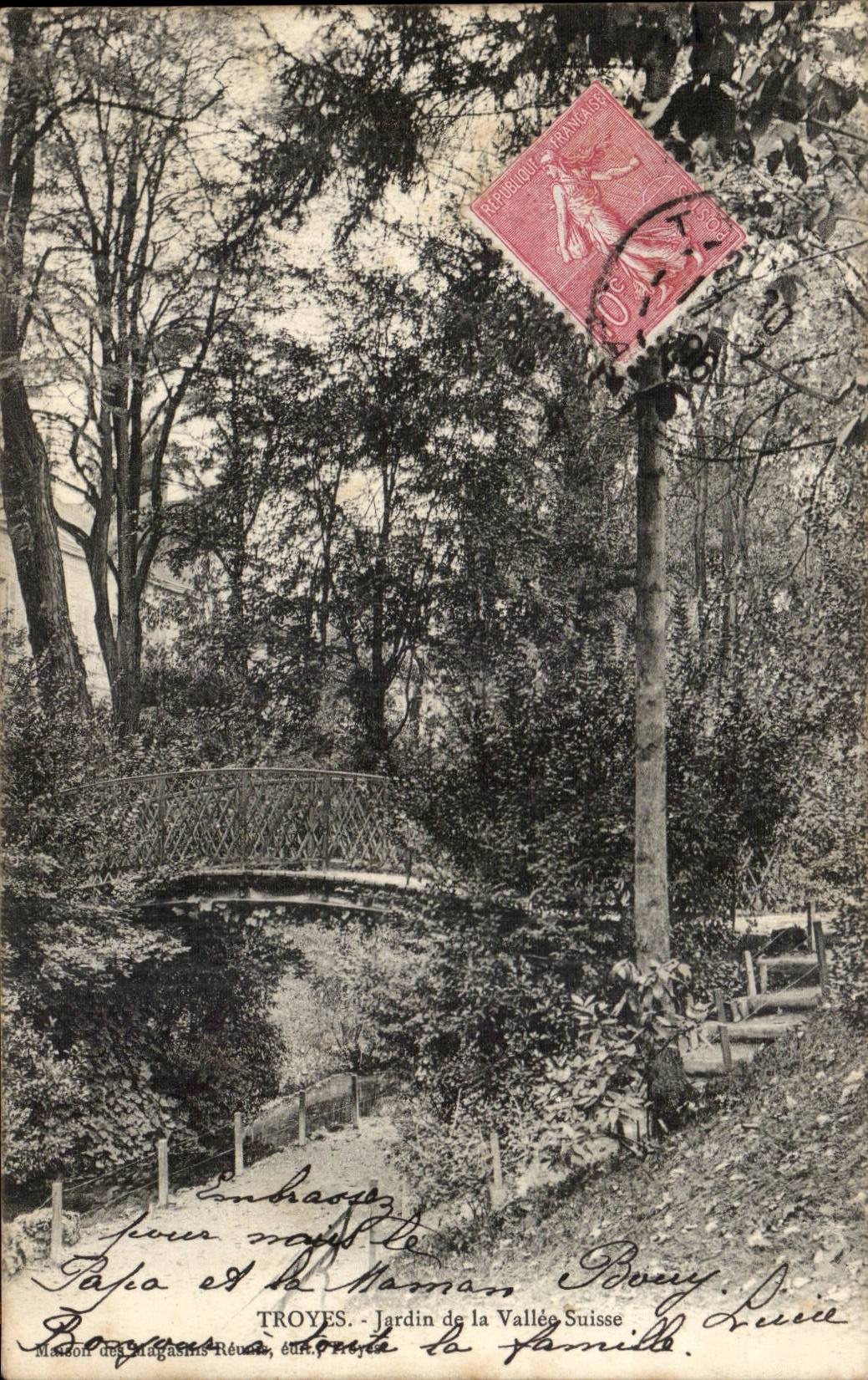 TRoyes CPA Jardin de la vallee suisse