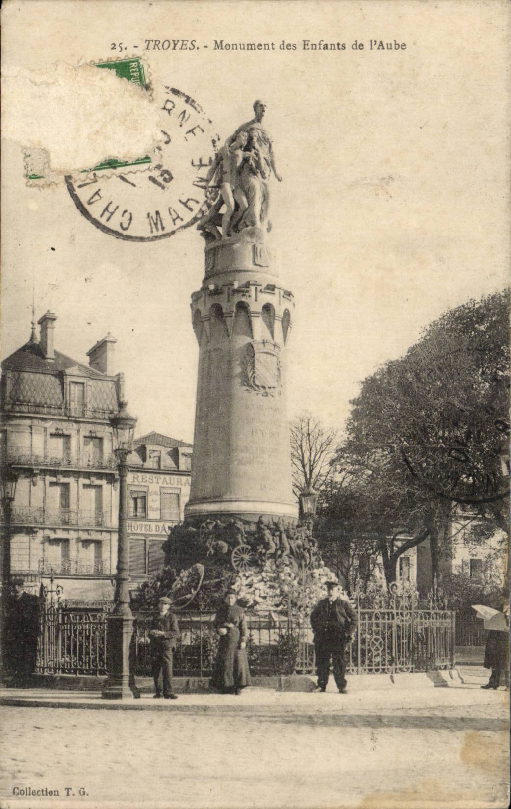 Troyes - Monument des Enfants de l'Aube — Collection T.G.