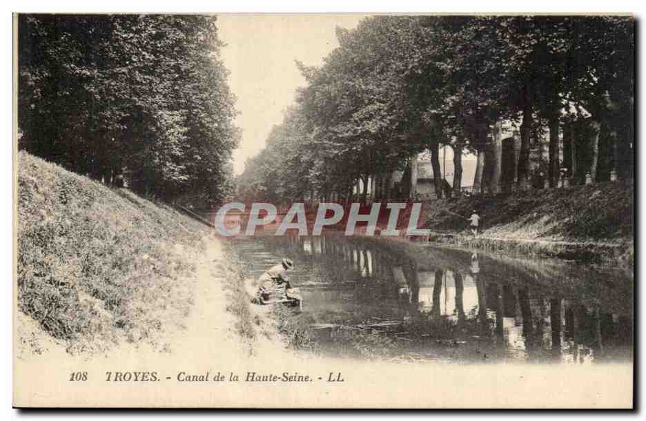 Troyes CPA Canal de la Haute Seine