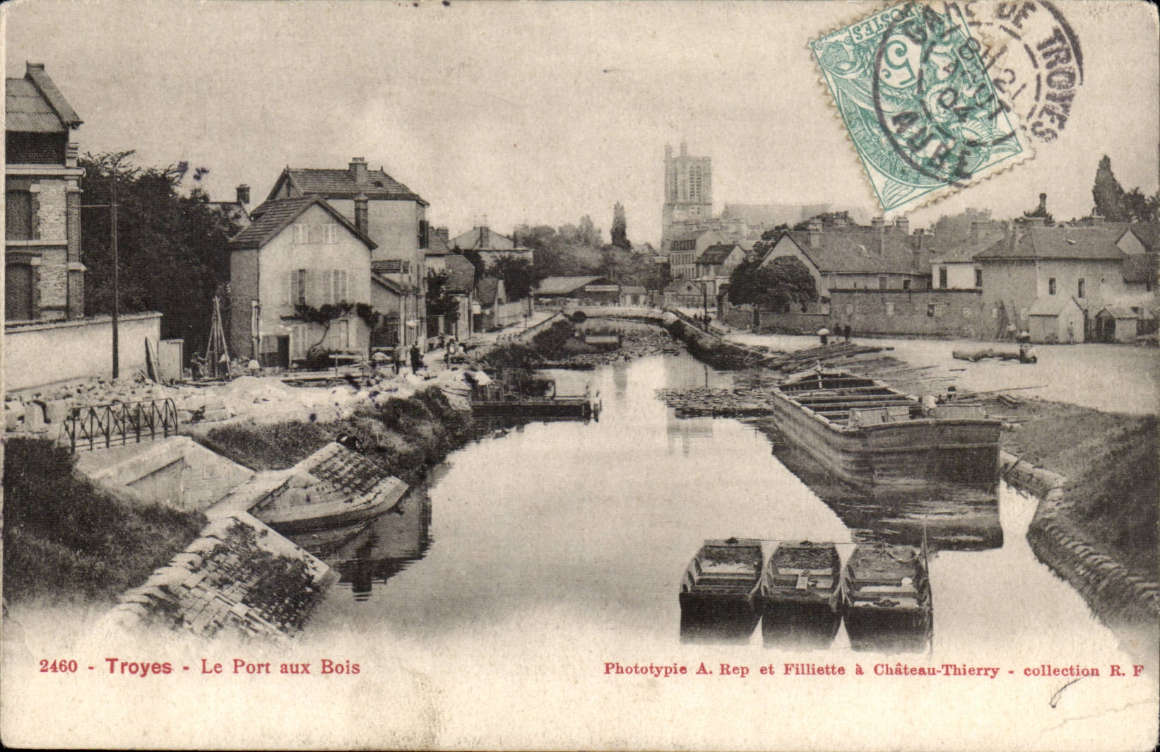 Troyes CPA le port aux bois 