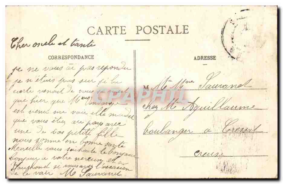 Troyes. La Cathédrale — éditeur inconnu, n° 61 — Rückseite