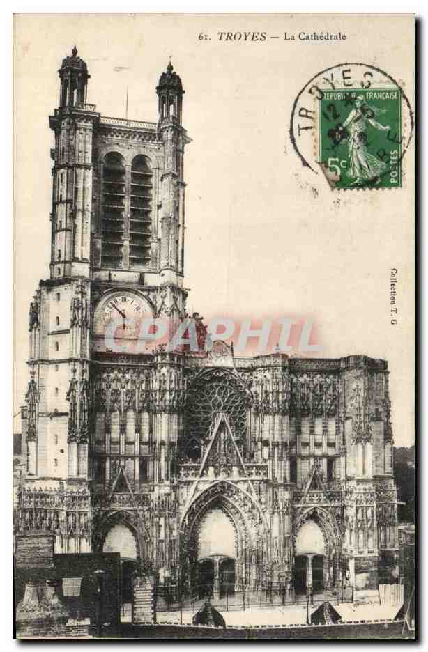TRoyes CPA La cathedrale St pierre 