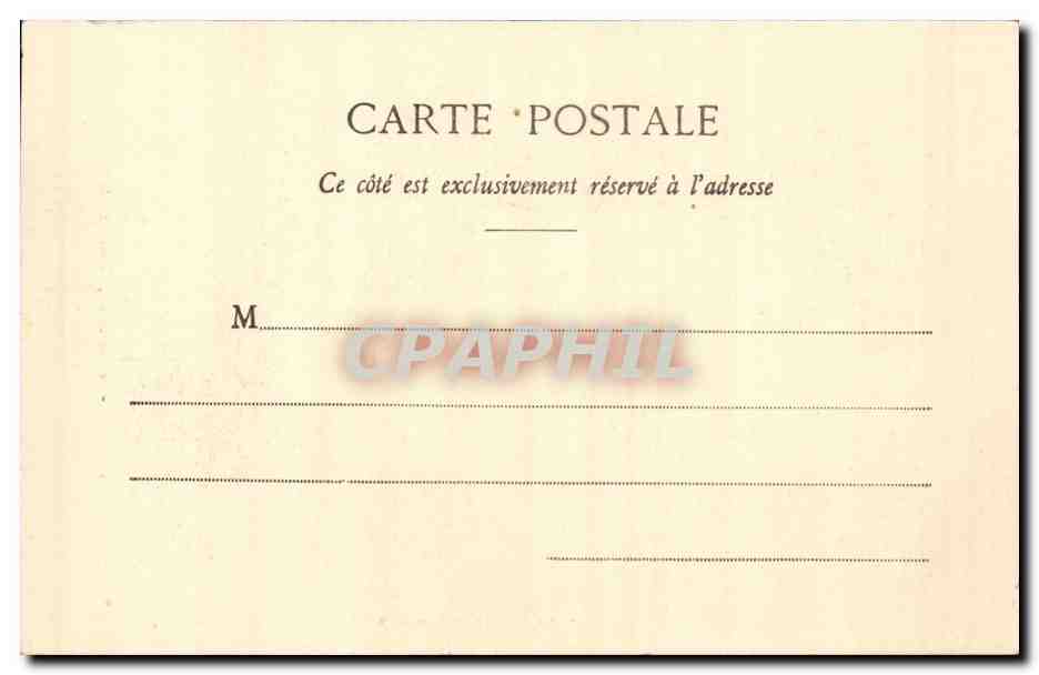 TRoyes CPA La cathedrale Entree laterale — Rückseite