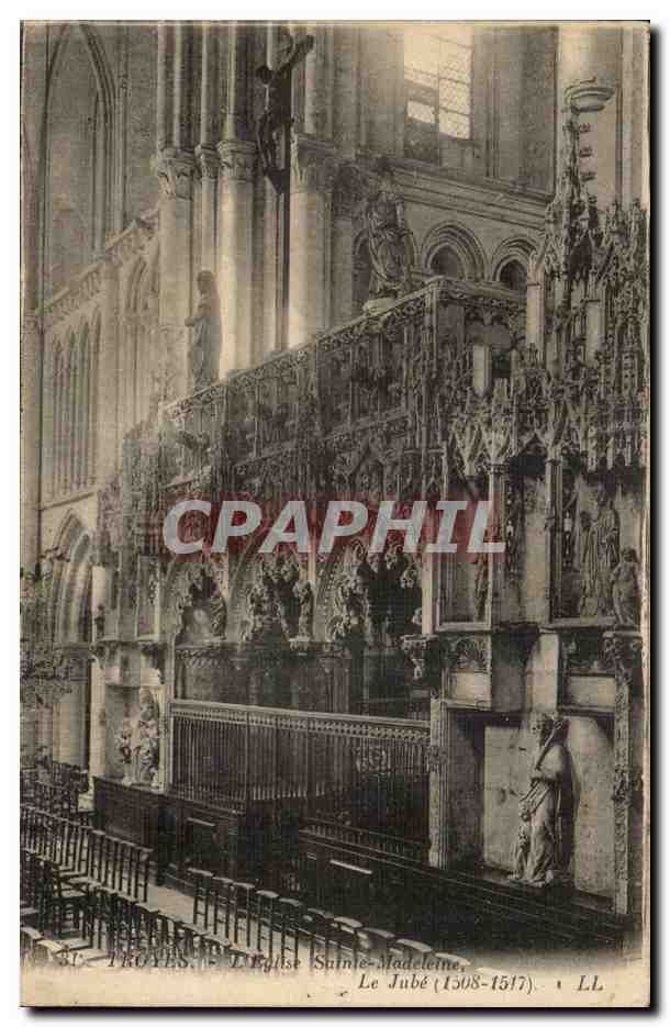 Troyes - L'Église Sainte-Madeleine - Le Jubé (1508-1517) - LL