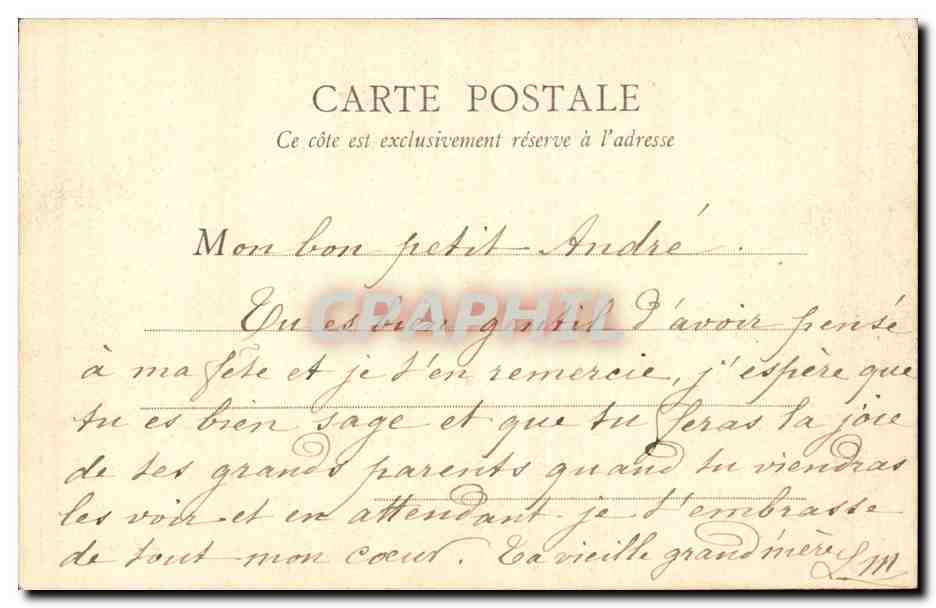 Troyes CPA Eglise Saint Martin — Verso