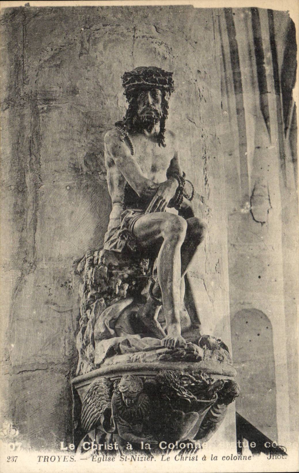 Troyes — Église St-Nizier — Le Christ à la colonne