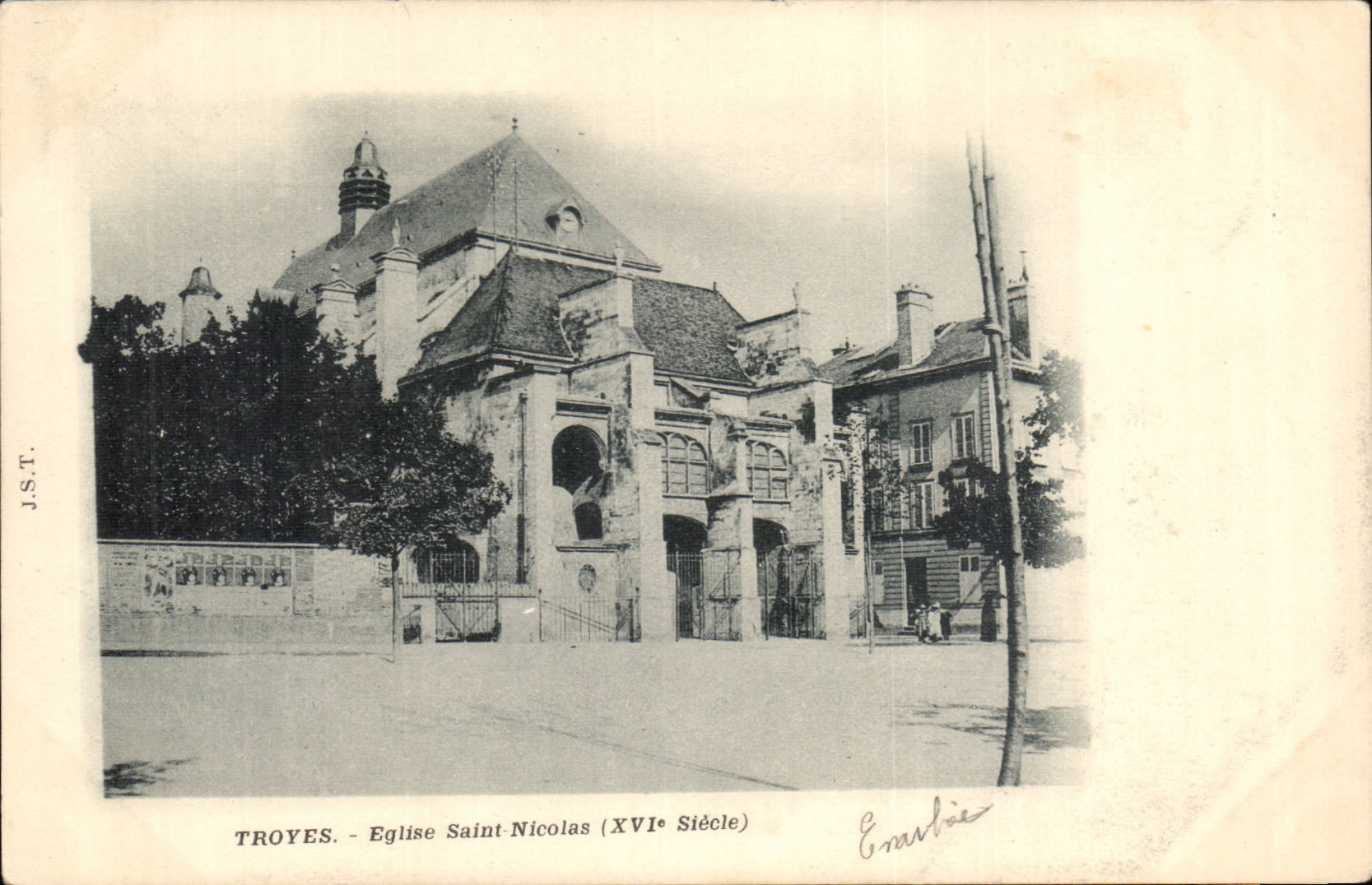 Troyes - Kirche Saint-Nicolas (16. Jahrhundert) — J.S.T. — Verlag Charles