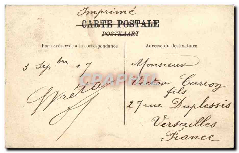 Belgie Belgique CPA Bouillon Entree du chateau — Rückseite