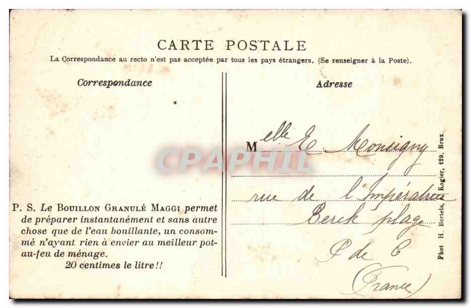 Belgie Belgique CPA TErmonde Vue sur la Dendre — Rückseite