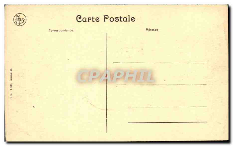 Belgique Belgie CPA Nieuport Boulevard exterieur Tour des templiers et caserne — Rückseite