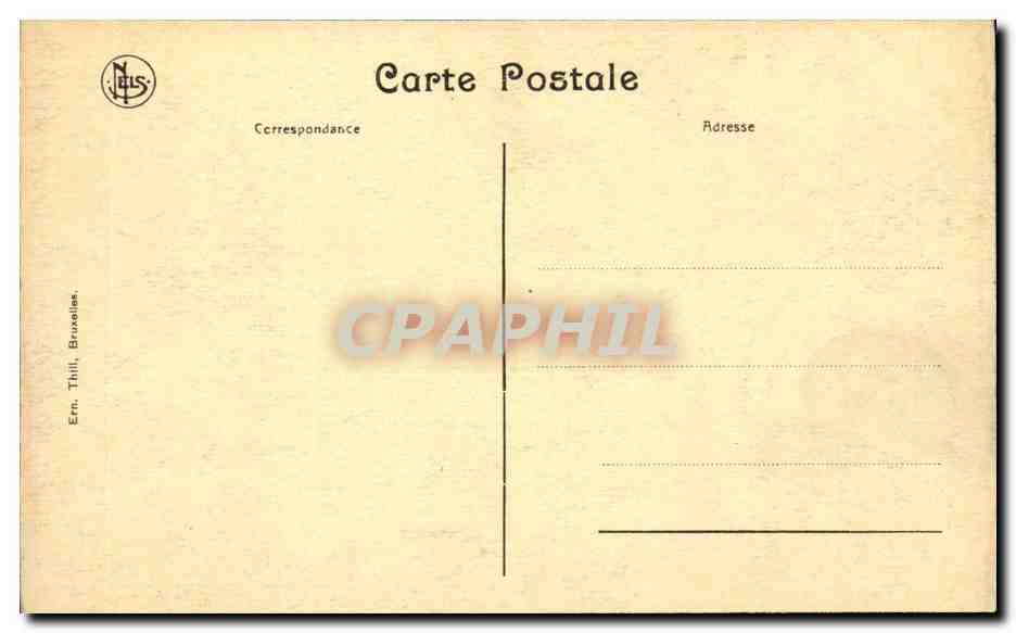 Belgique Belgie CPA Eglise — Rückseite