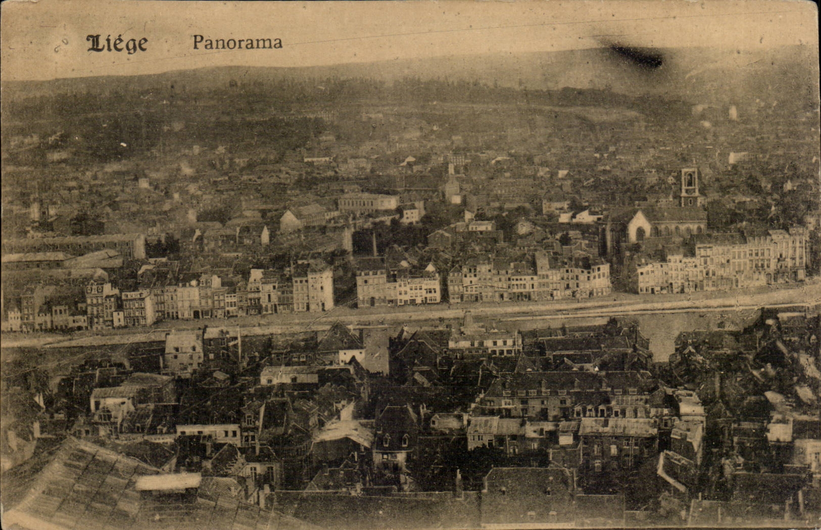 Belgie Belgique CPA Liege Panorama