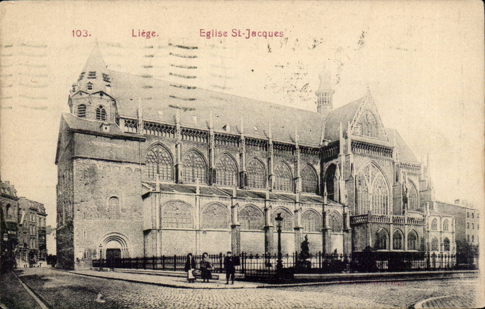 Belgie Belgique CPA Liege Eglise St Jacques