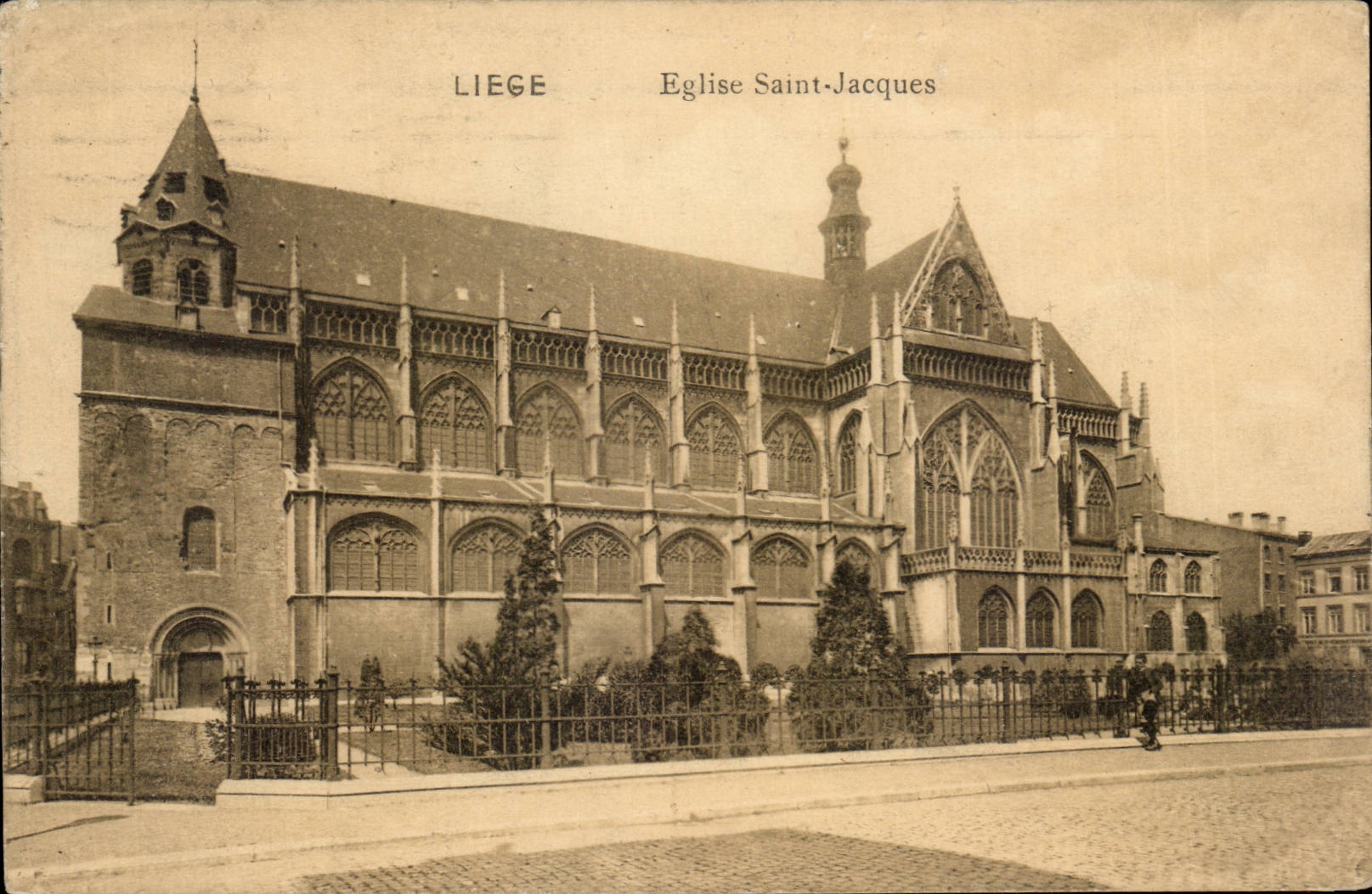Belgie Belgique CPA Liege Eglise Saint Jacques