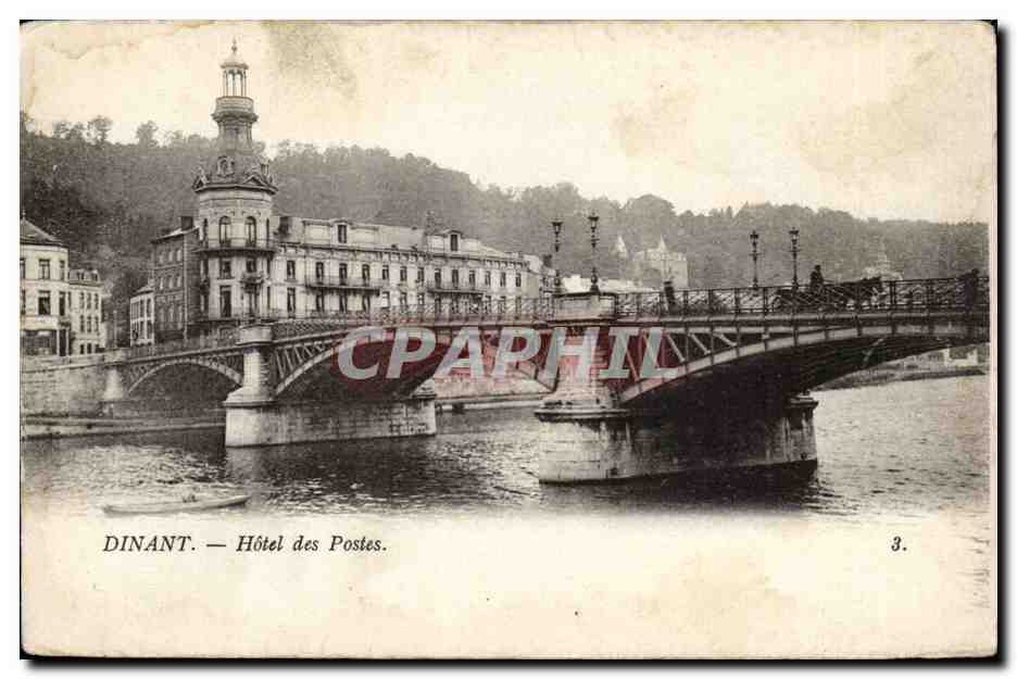Belgie Belgique CPA Dinant Hotel des postes