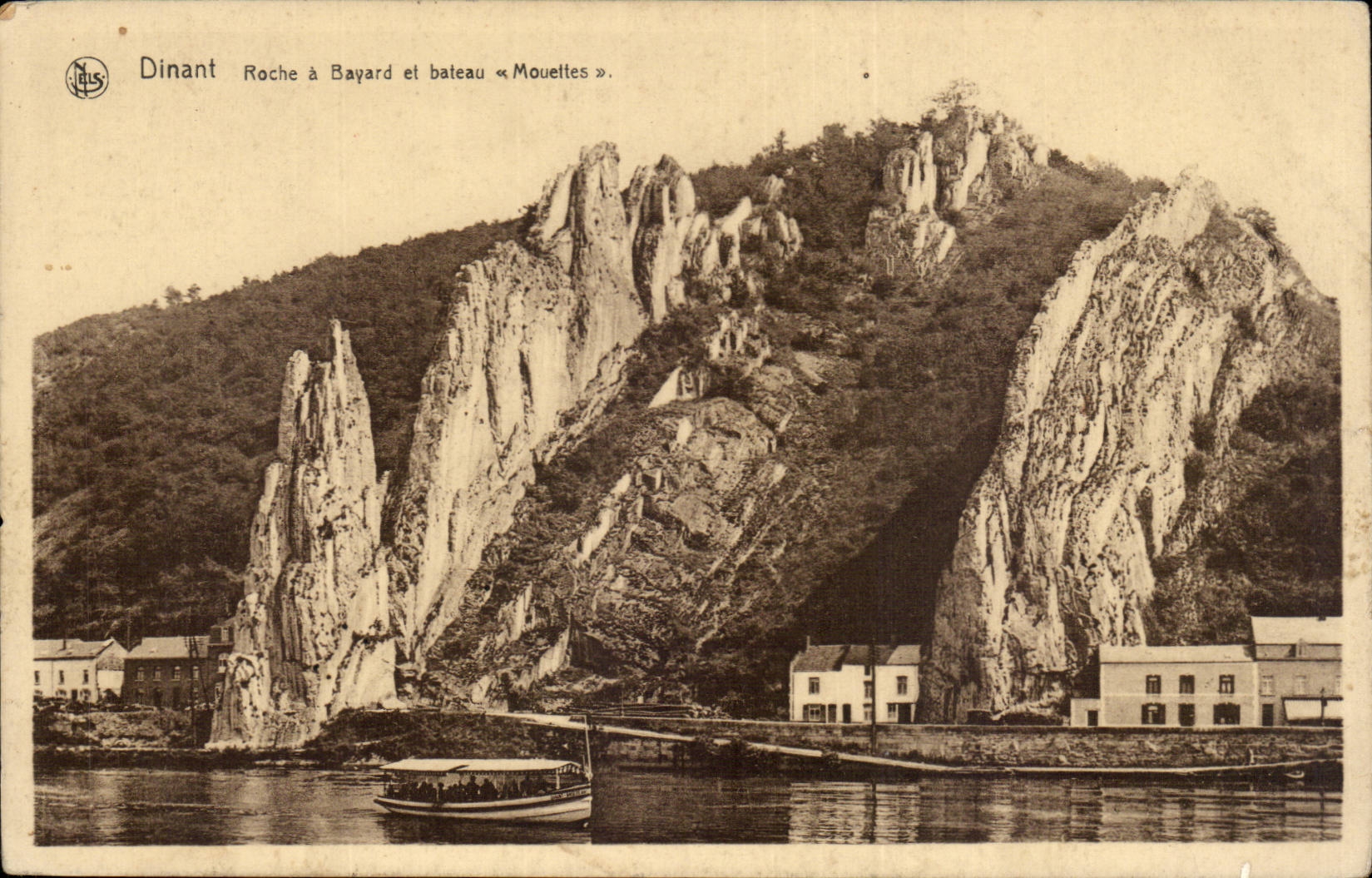 Dinant Roche à Bayard et bateau « Mouettes » — éditeur NUS, n°36