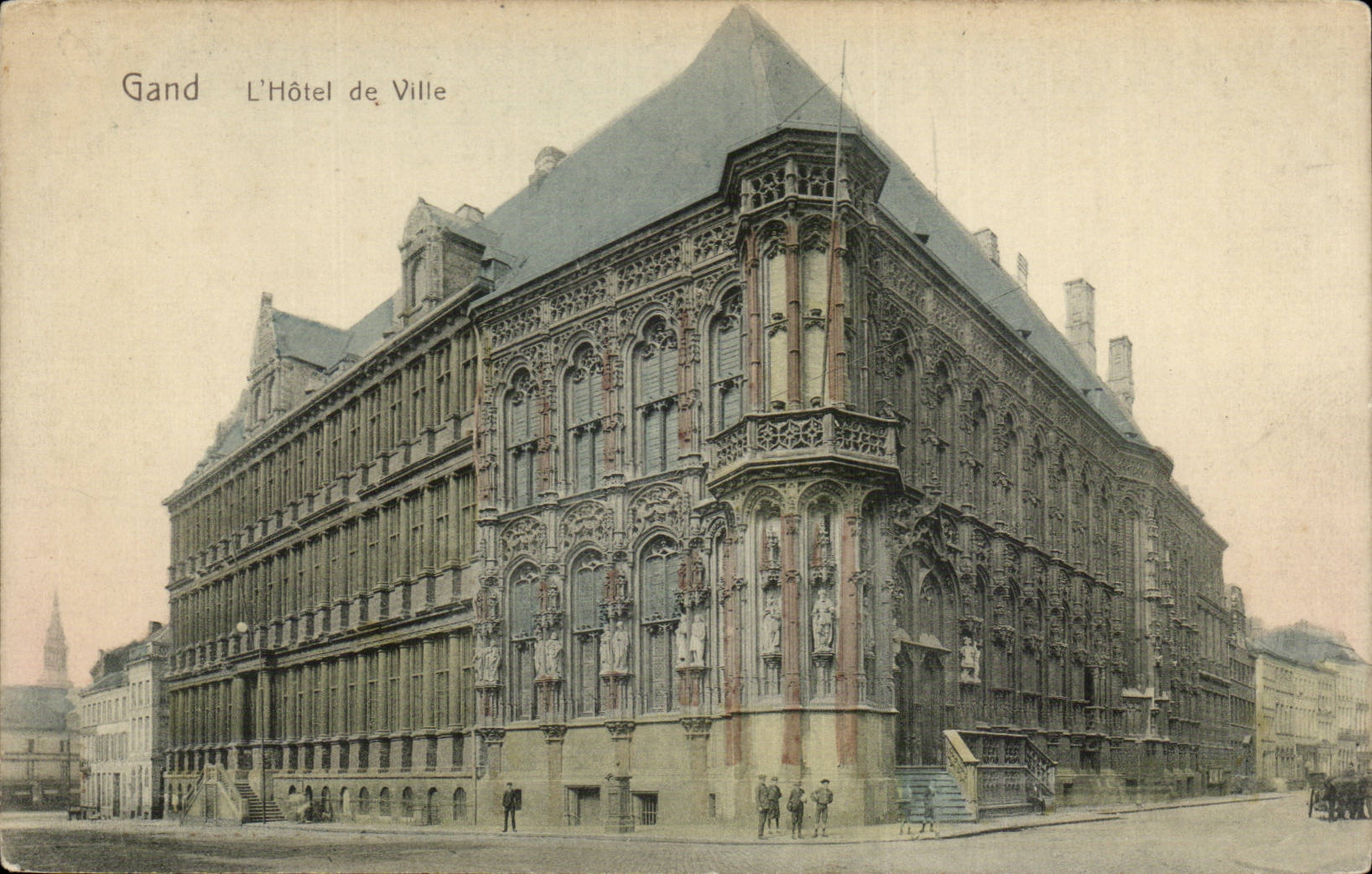 Gand — L'Hôtel de Ville — Wilhelma Hoffmann A.-G., Dresde