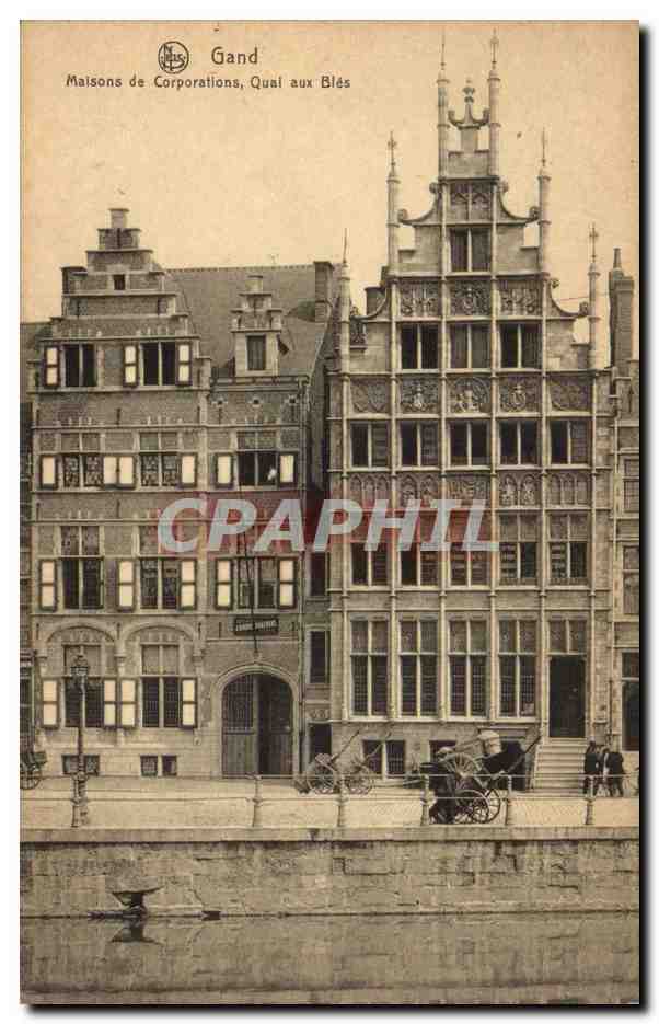 Gand — Maisons de Corporations, Quai aux Blés — NLS, Série 3, N° 71