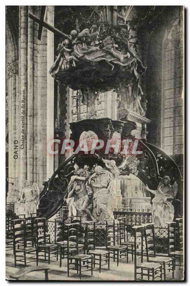 Gand — Chaire de vérité de St-Bavon — Édit. Félix Maassen, Bruxelles