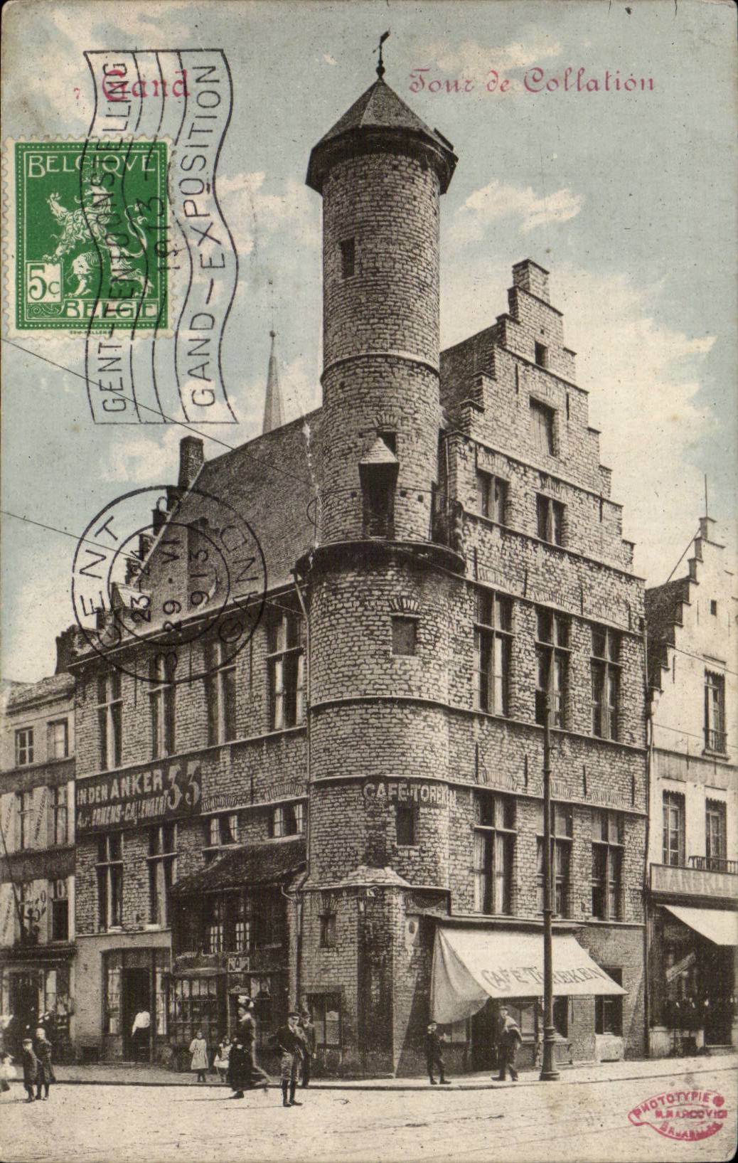 CPA Belgique Gand Tour de Collation