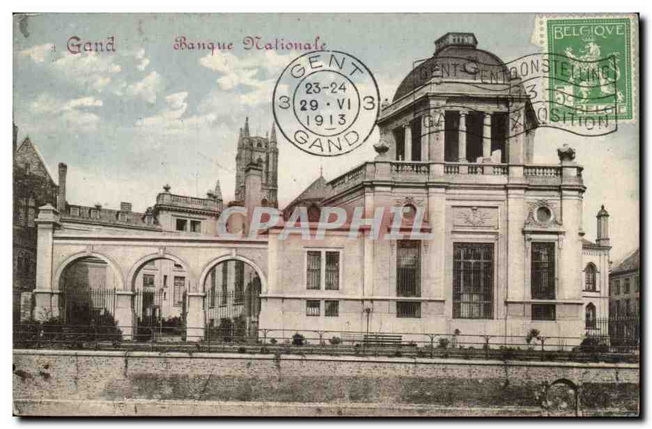 CPA Belgique Gand Banque nationale