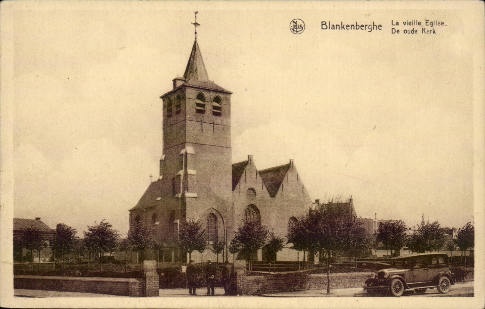 CPA Belgique Blankenberghe La vieille eglise