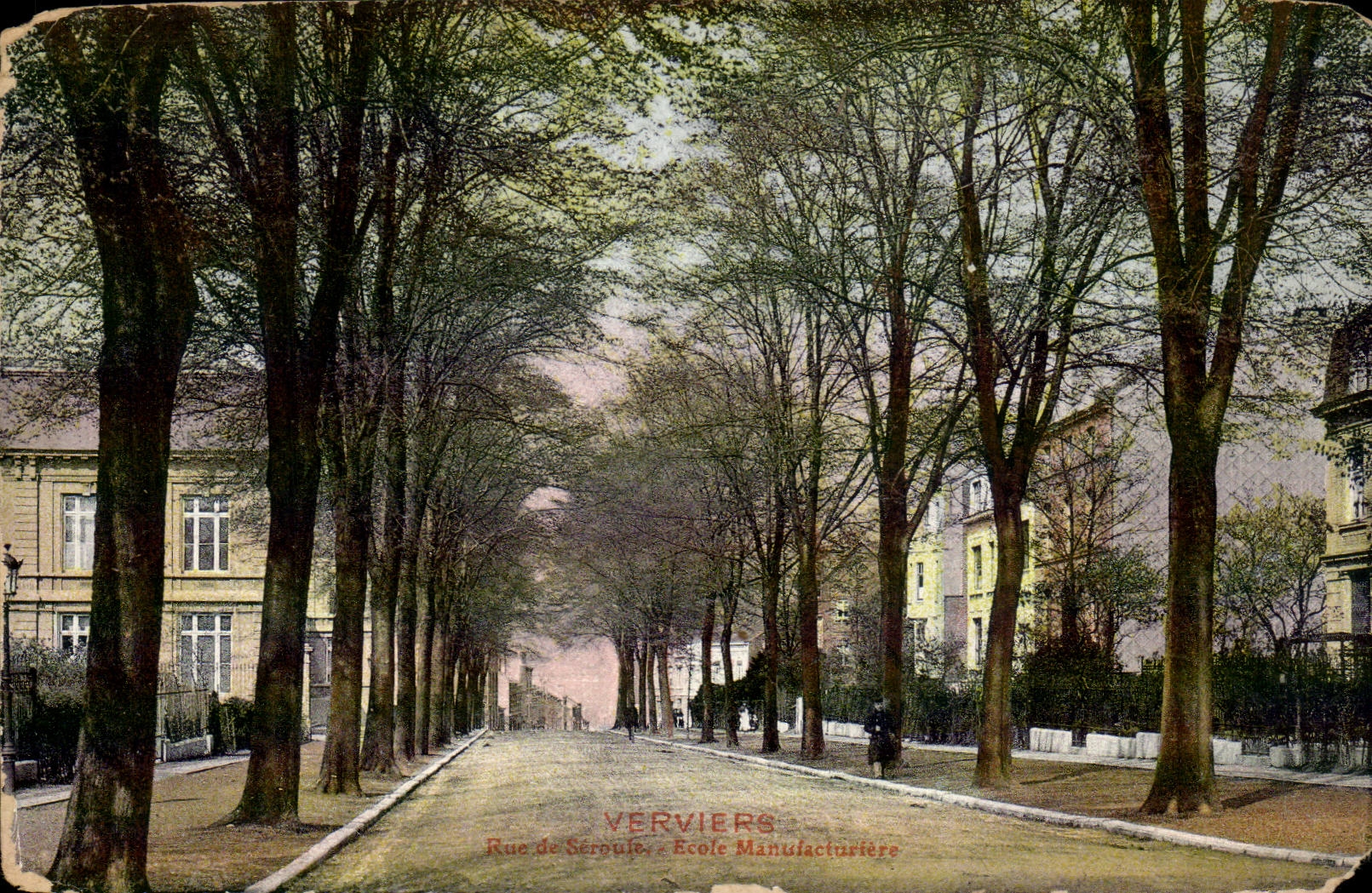 Verviers — Rue de Seroule, École Manufacturière — Verviers