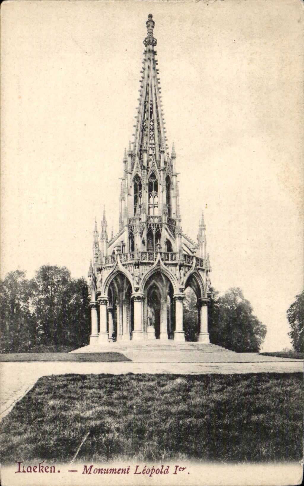 CPA Belgique Laeken Monument Leopold 1er