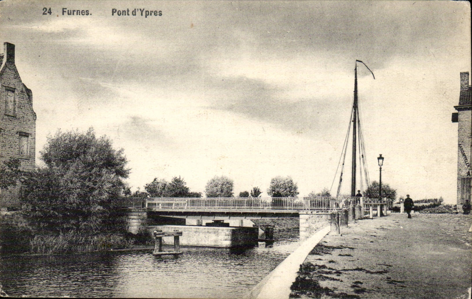 CPA Belgique Furnes Pont d'Ypres